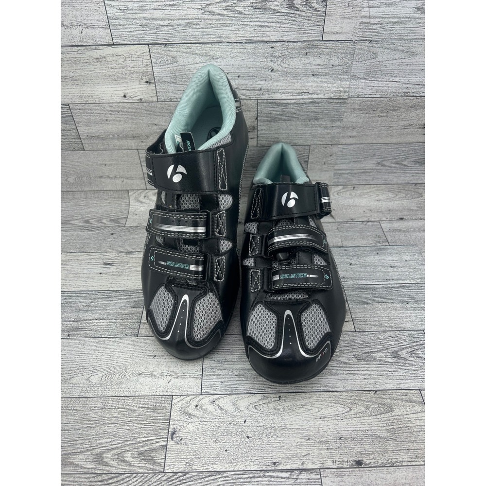 Bontrager Solstice Womens Cycling Shoes Black Silver 425158 Size 7.5 US 39 EUR